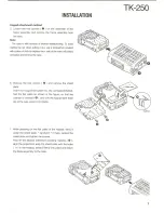 Preview for 7 page of Kenwood TK-250 Service Manual