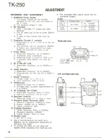 Preview for 46 page of Kenwood TK-250 Service Manual