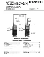 Предварительный просмотр 2 страницы Kenwood TK-260G Service Manual