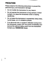 Предварительный просмотр 5 страницы Kenwood TK-270 Instruction Manual