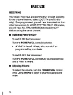 Предварительный просмотр 22 страницы Kenwood TK-270 Instruction Manual