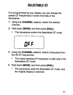 Предварительный просмотр 49 страницы Kenwood TK-270 Instruction Manual