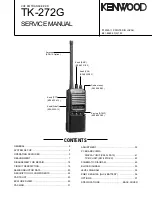 Предварительный просмотр 1 страницы Kenwood TK-272G Service Manual