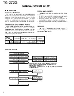 Предварительный просмотр 2 страницы Kenwood TK-272G Service Manual