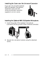 Preview for 8 page of Kenwood TK-285 Instruction Manual And User Handbook