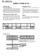 Preview for 3 page of Kenwood TK-285 Service Manual