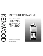 Kenwood TK-290 Instruction Manual предпросмотр