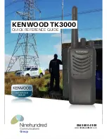 Предварительный просмотр 1 страницы Kenwood TK-3000 User Quick Reference Manual