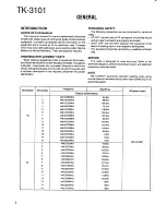 Preview for 2 page of Kenwood TK-3101 (UHF) Service Manual