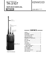 Kenwood TK-3107 Service Manual preview