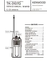 Предварительный просмотр 1 страницы Kenwood TK-3107G Service Manual