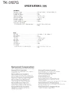 Предварительный просмотр 46 страницы Kenwood TK-3107G Service Manual