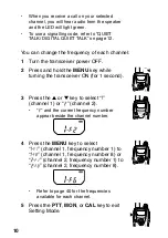 Предварительный просмотр 16 страницы Kenwood TK-3130 - ProTalk XLS UHF Instruction Manual