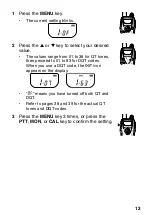 Предварительный просмотр 19 страницы Kenwood TK-3130 - ProTalk XLS UHF Instruction Manual