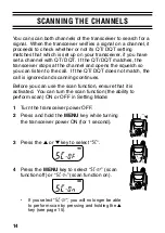 Предварительный просмотр 20 страницы Kenwood TK-3130 - ProTalk XLS UHF Instruction Manual