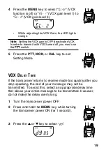 Предварительный просмотр 25 страницы Kenwood TK-3130 - ProTalk XLS UHF Instruction Manual