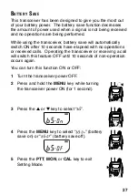 Предварительный просмотр 33 страницы Kenwood TK-3130 - ProTalk XLS UHF Instruction Manual