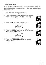 Предварительный просмотр 39 страницы Kenwood TK-3130 - ProTalk XLS UHF Instruction Manual