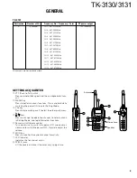 Предварительный просмотр 3 страницы Kenwood TK-3130 - ProTalk XLS UHF Service Manual