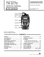 Предварительный просмотр 1 страницы Kenwood TK-3170 E Service Manual