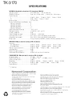 Предварительный просмотр 69 страницы Kenwood TK-3170 E Service Manual