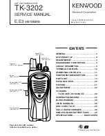 Предварительный просмотр 2 страницы Kenwood TK-3202 Service Manual