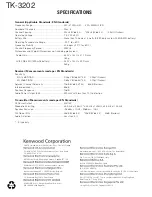 Предварительный просмотр 44 страницы Kenwood TK-3202 Service Manual