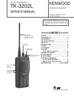 Preview for 2 page of Kenwood TK-3202L Service Manual