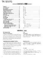 Preview for 3 page of Kenwood TK-3207G Service Manual