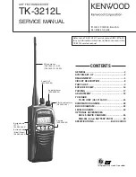 Предварительный просмотр 1 страницы Kenwood TK-3212L Service Manual