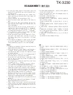 Preview for 7 page of Kenwood TK 3230 - FreeTalk XLS UHF Service Manual