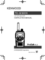 Предварительный просмотр 1 страницы Kenwood TK-3230DX Instruction Manual