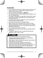 Предварительный просмотр 7 страницы Kenwood TK-3230DX Instruction Manual