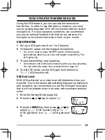 Предварительный просмотр 29 страницы Kenwood TK-3230DX Instruction Manual