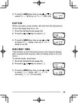 Предварительный просмотр 45 страницы Kenwood TK-3230DX Instruction Manual