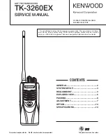 Preview for 1 page of Kenwood TK-3260EX Service Manual