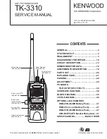 Kenwood TK-3310 Service Manual предпросмотр