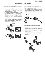 Предварительный просмотр 11 страницы Kenwood TK-3310 Service Manual