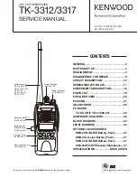 Kenwood TK-3312 Service Manual preview