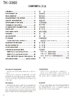 Предварительный просмотр 2 страницы Kenwood TK-3360 Service Manual