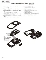 Предварительный просмотр 8 страницы Kenwood TK-3360 Service Manual