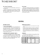 Preview for 2 page of Kenwood TK-3402 Service Manual