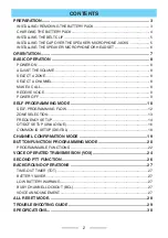 Preview for 2 page of Kenwood TK-3701D-E User Manual