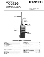 Preview for 1 page of Kenwood TK-372G Service Manual