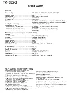 Предварительный просмотр 52 страницы Kenwood TK-372G Service Manual