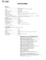 Preview for 25 page of Kenwood TK-480 Service Manual