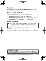 Предварительный просмотр 3 страницы Kenwood TK-5210 Instruction Manual