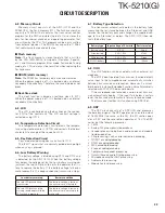Preview for 23 page of Kenwood TK-5210 Service Manual