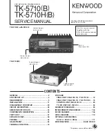 Preview for 1 page of Kenwood TK-5710(H) Service Manual