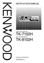 Kenwood TK-7102H Instruction Manual предпросмотр